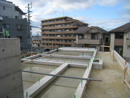名古屋市K邸木造棟基礎完了